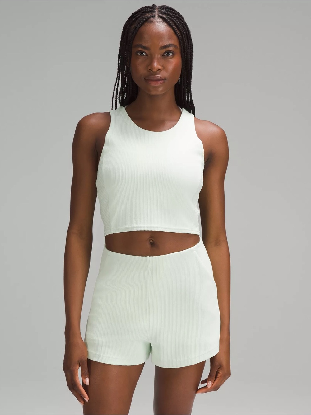 lululemon ribbed soft stream cropped tank